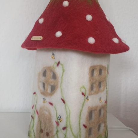 Filzlampe, Kinderzimmer Lampe, Schlafzimmer Lampe
