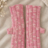 Handstulpen aus Schurwolle, Mohair, Seide