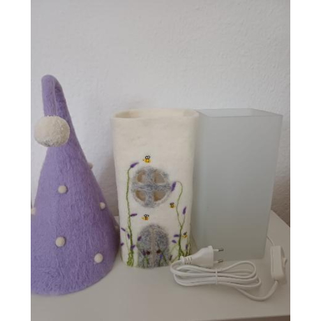 Filzlampe, Kinderzimmer Lampe, Schlafzimmer Lampe