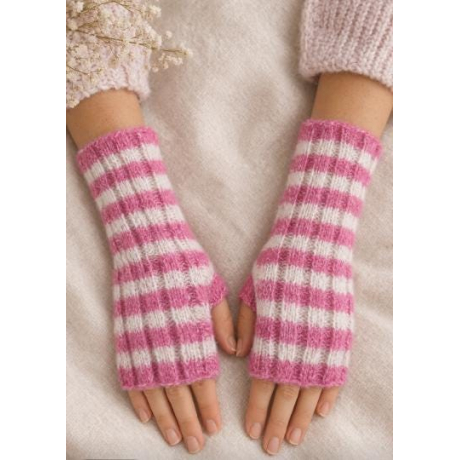 Handstulpen  aus  Alpaka, Cashmere,