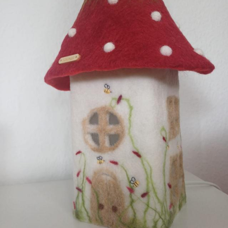 Filzlampe, Kinderzimmer Lampe, Schlafzimmer Lampe