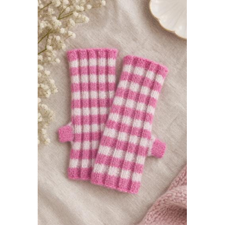 Handstulpen  aus  Alpaka, Cashmere,