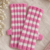 Handstulpen  aus  Alpaka, Cashmere,