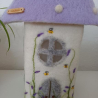Filzlampe, Kinderzimmer Lampe, Schlafzimmer Lampe