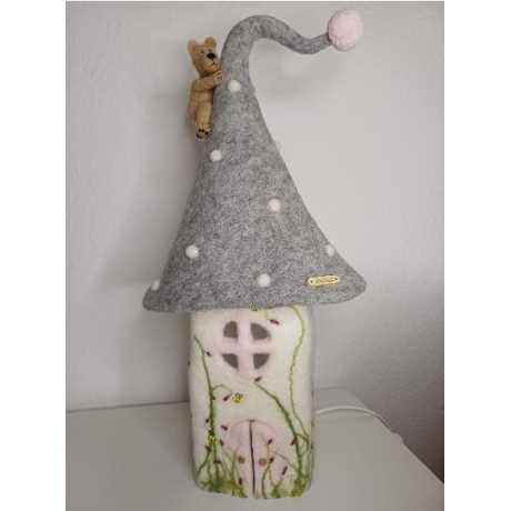 Filzlampe, Kinderzimmer Lampe, Schlafzimmer Lampe