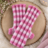 Handstulpen  aus  Alpaka, Cashmere,