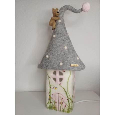 Filzlampe, Kinderzimmer Lampe, Schlafzimmer Lampe
