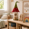 Filzlampe, Kinderzimmer Lampe, Schlafzimmer Lampe