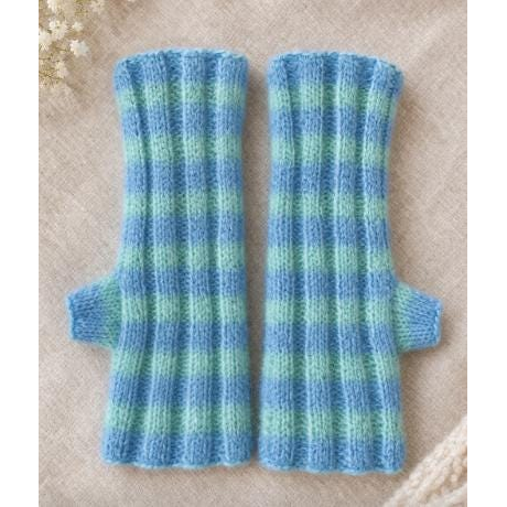 Handstulpen  aus  Alpaka, Cashmere,