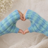 Handstulpen  aus  Alpaka, Cashmere,