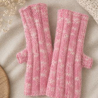 Handstulpen aus Schurwolle, Mohair, Seide