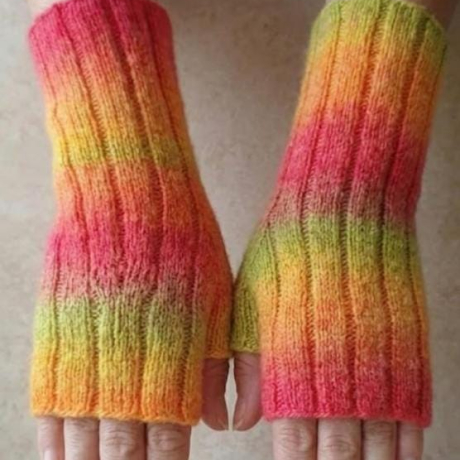 Handstulpen  aus Schurwolle