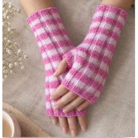 Handstulpen  aus  Alpaka, Cashmere,