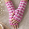 Handstulpen  aus  Alpaka, Cashmere,