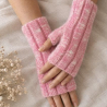 Handstulpen aus Schurwolle, Mohair, Seide