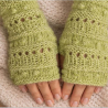 Handstulpen aus Alpaca, Baumwolle, Nylon, Schurwolle