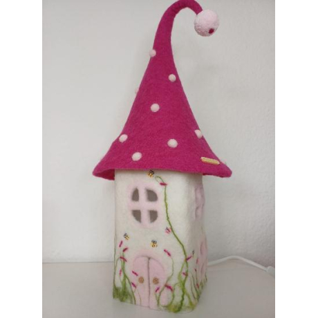 Filzlampe, Kinderzimmer Lampe, Schlafzimmer Lampe
