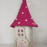 Filzlampe, Kinderzimmer Lampe, Schlafzimmer Lampe