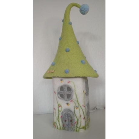 Filzlampe, Kinderzimmer Lampe, Schlafzimmer Lampe