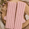 Handstulpen  aus  Alpaka, Cashmere, Maulbeerseide