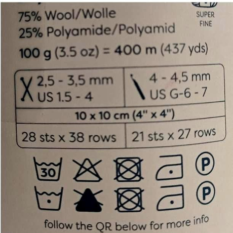 Handstulpen  aus 75 Prozent Schurwolle, 25 Prozent Polyamid