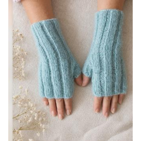 Handstulpen aus  Alpaka, Cashmere