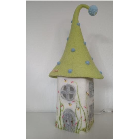 Filzlampe, Kinderzimmer Lampe, Schlafzimmer Lampe