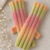 Handstulpen aus  Schurwolle, Mohair, Seide