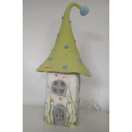 Filzlampe, Kinderzimmer Lampe, Schlafzimmer Lampe