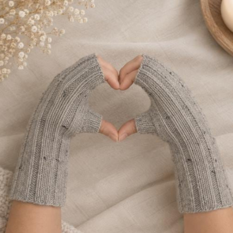 Handstulpen aus 100%  Cashmere
