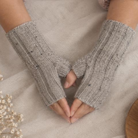 Handstulpen aus 100%  Cashmere