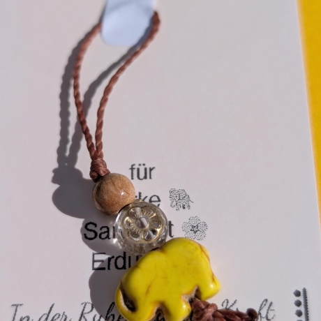 Glücksbringer Elefant Anhänger 
