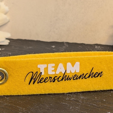 Filz Begleiter Tiere | Teamname | Farbe wählbar