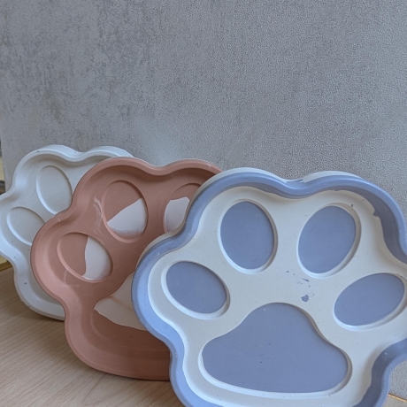 Pfotenteller aus Gießmasse