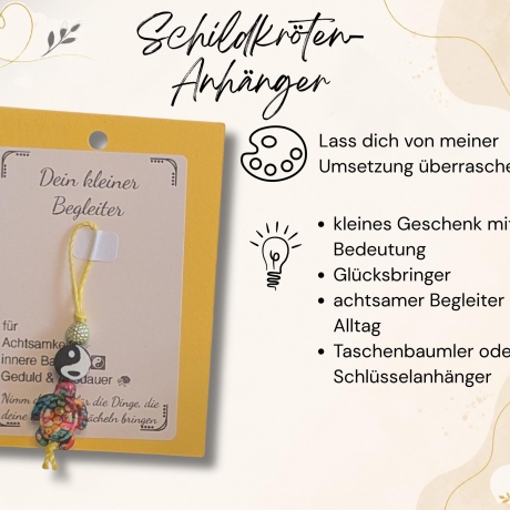 Schildkröte Anhänger Symbolik | Glücksbringer Anhänger
