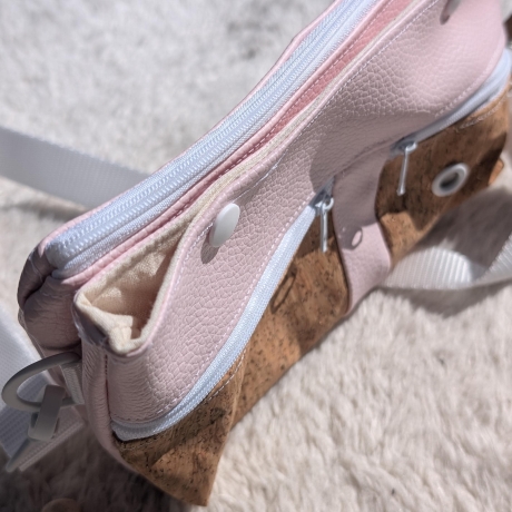 Seite an Seite- individuelle Doppel-Gassitasche