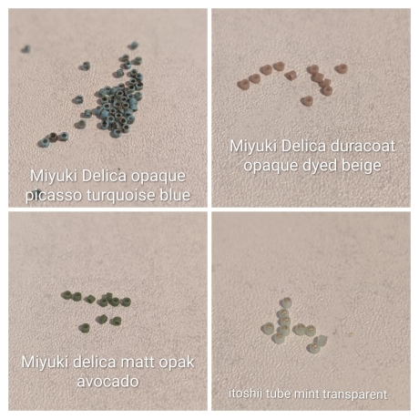 personalisierter Morsecode-Ring Peyote breit