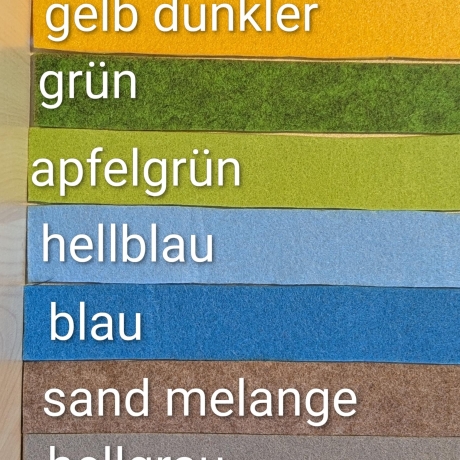 personalisierter Filz-Schlüsselanhänger klein