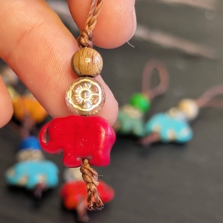 Glücksbringer Elefant Anhänger 