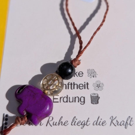 Glücksbringer Elefant Anhänger 