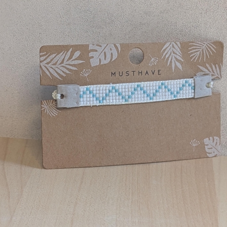 Personalisiertes Perlenarmband gewebt | Farbweltenarmband
