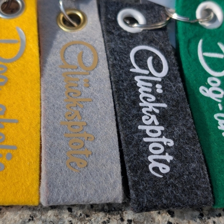 Schlüsselanhänger Glückspfote/ Dog-aholic