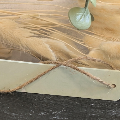 Danke-Anhänger | handgegossen und veredelt