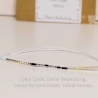 personalisiertes Morsecode-Armband | Schmuck in Wunschfarben