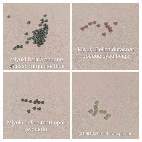 personalisierter Morsecode-Ring Peyote schmal