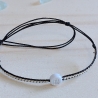 personalisiertes Armband Buchstabe | Schwarz, Weiß, Gold, Silber