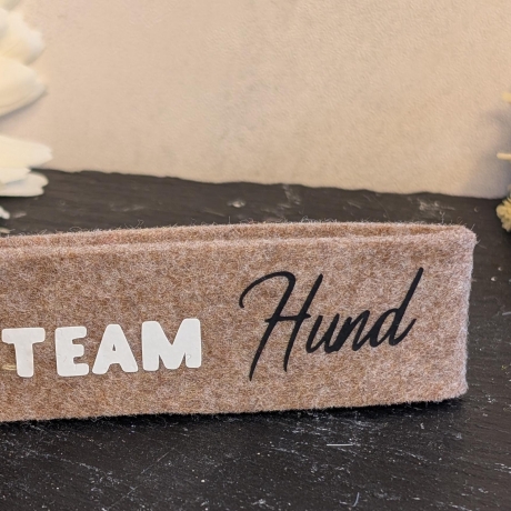 Filz Begleiter Tiere | Teamname | Farbe wählbar