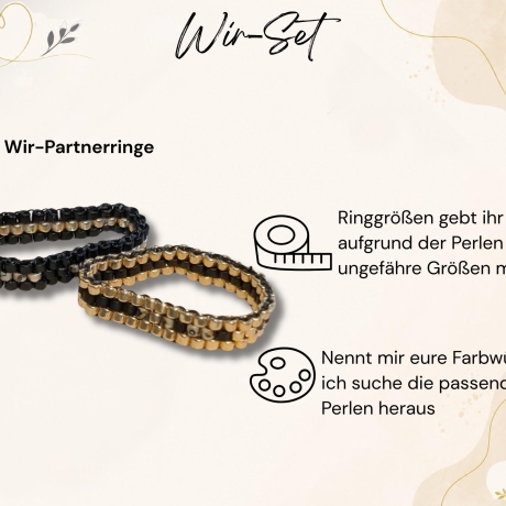Paare Set Wir personalisiert