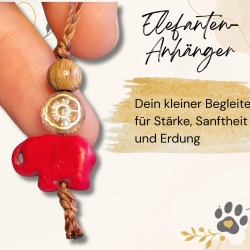 Glücksbringer Elefant Anhänger 