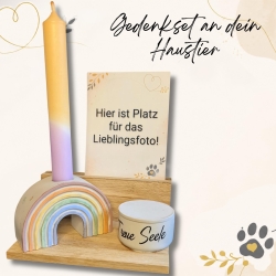 Gedenkdekoration Haustier | Regenbogenbrücke